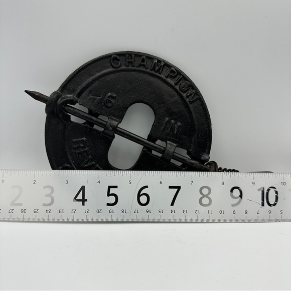 Vintage Smarts Brookville 6" Champion Reversible Steel Pin Damper - Picture 7 of 7